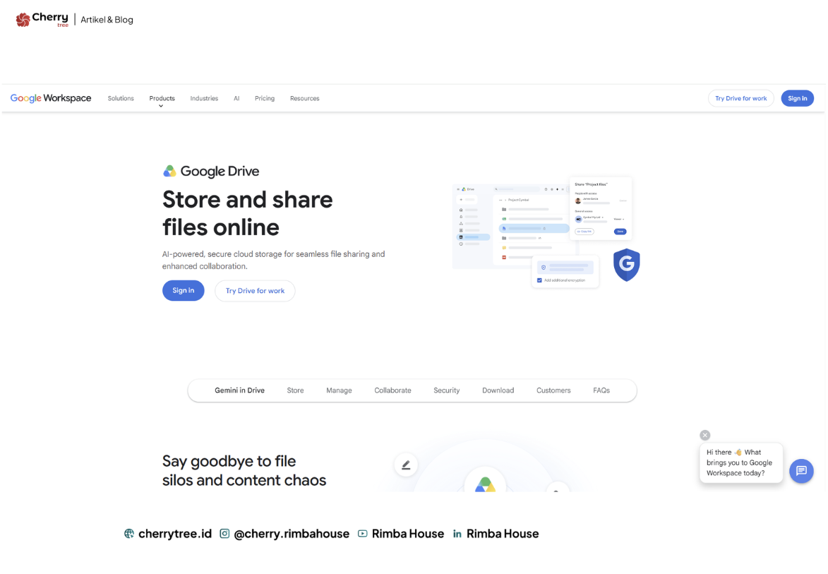 Cara Masuk ke Google Drive