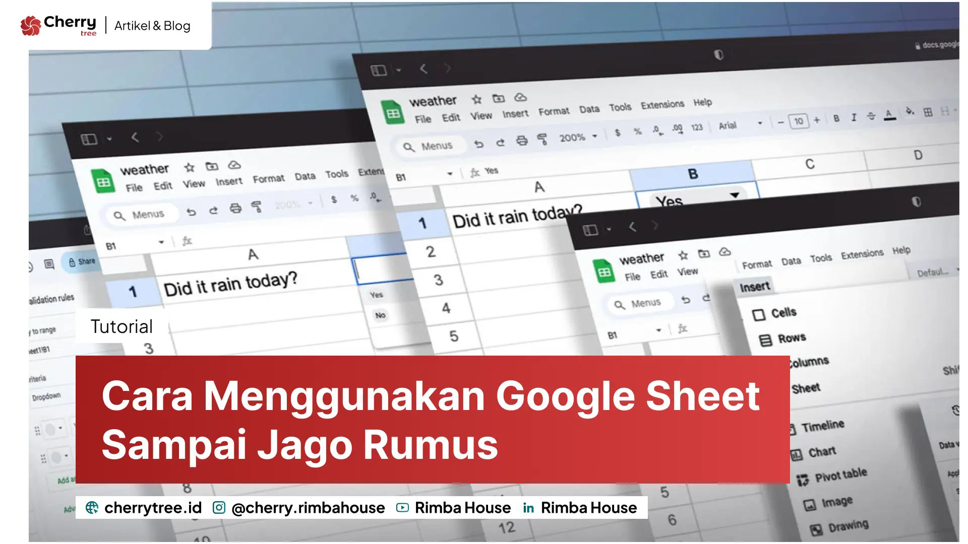 Cara Menggunakan Google Sheet untuk Pemula