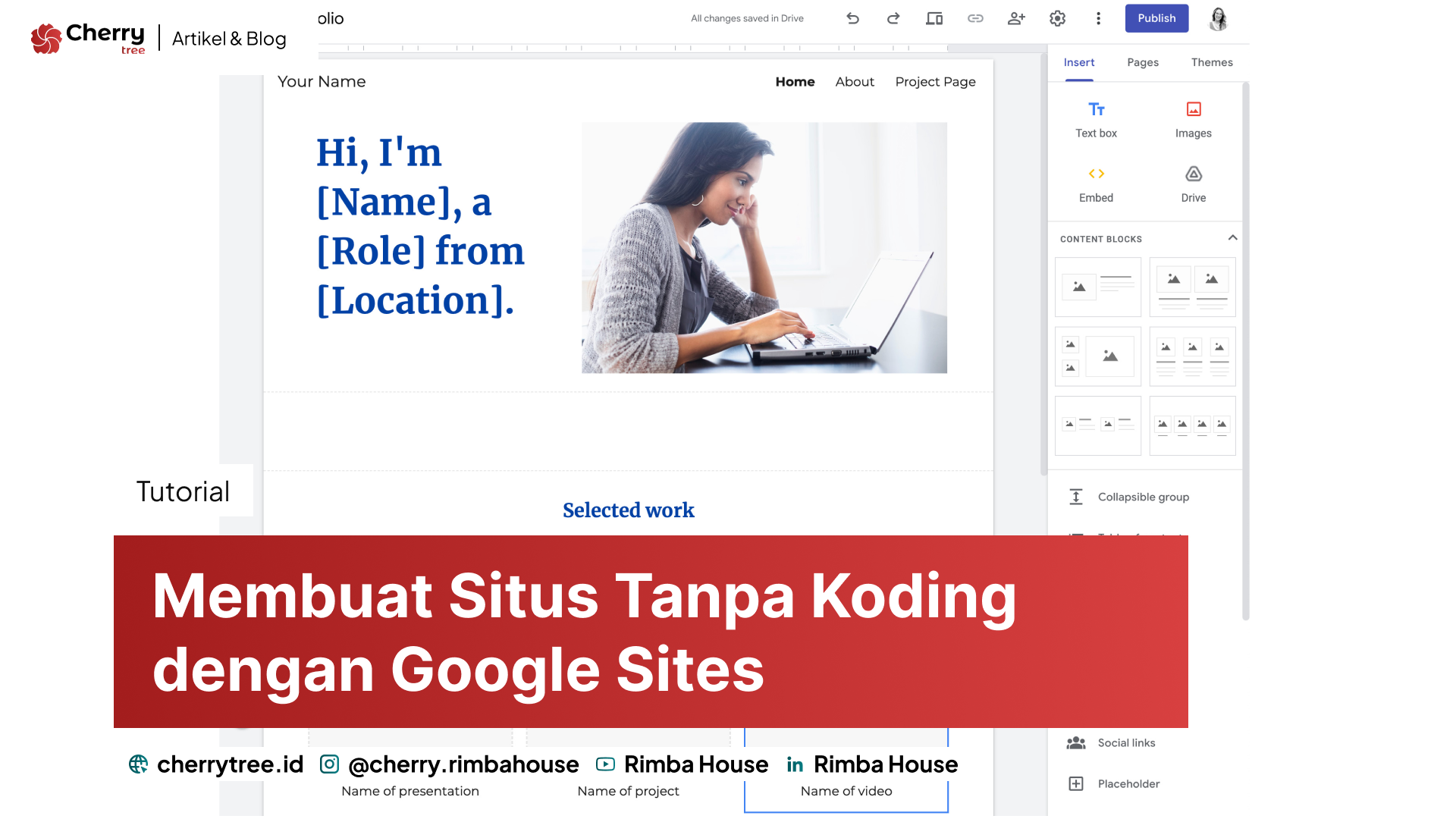 Cara Menggunakan Google Sites