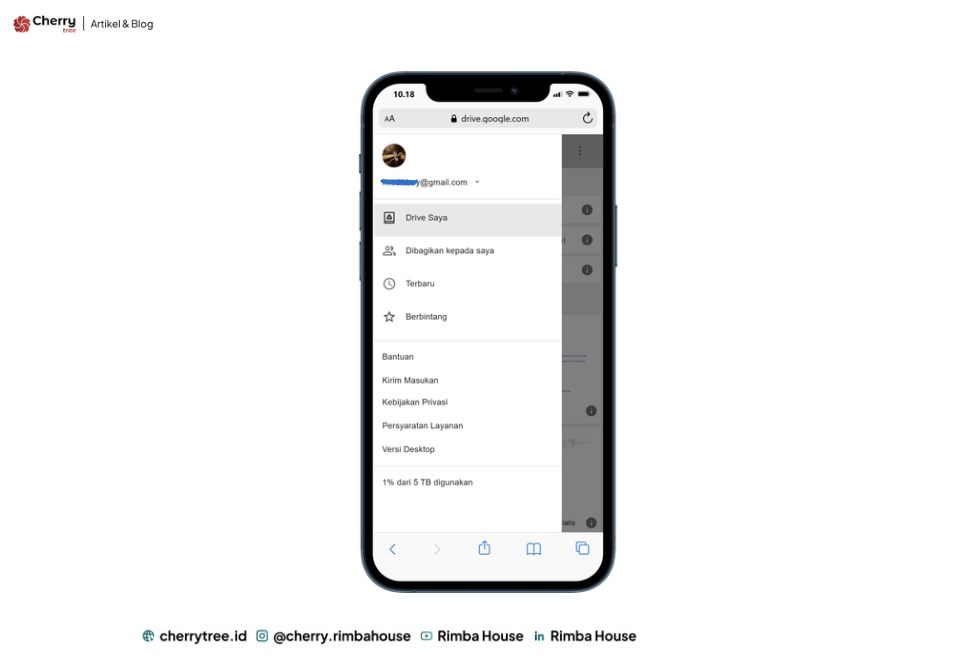 cara menggunakan google drive dari hp