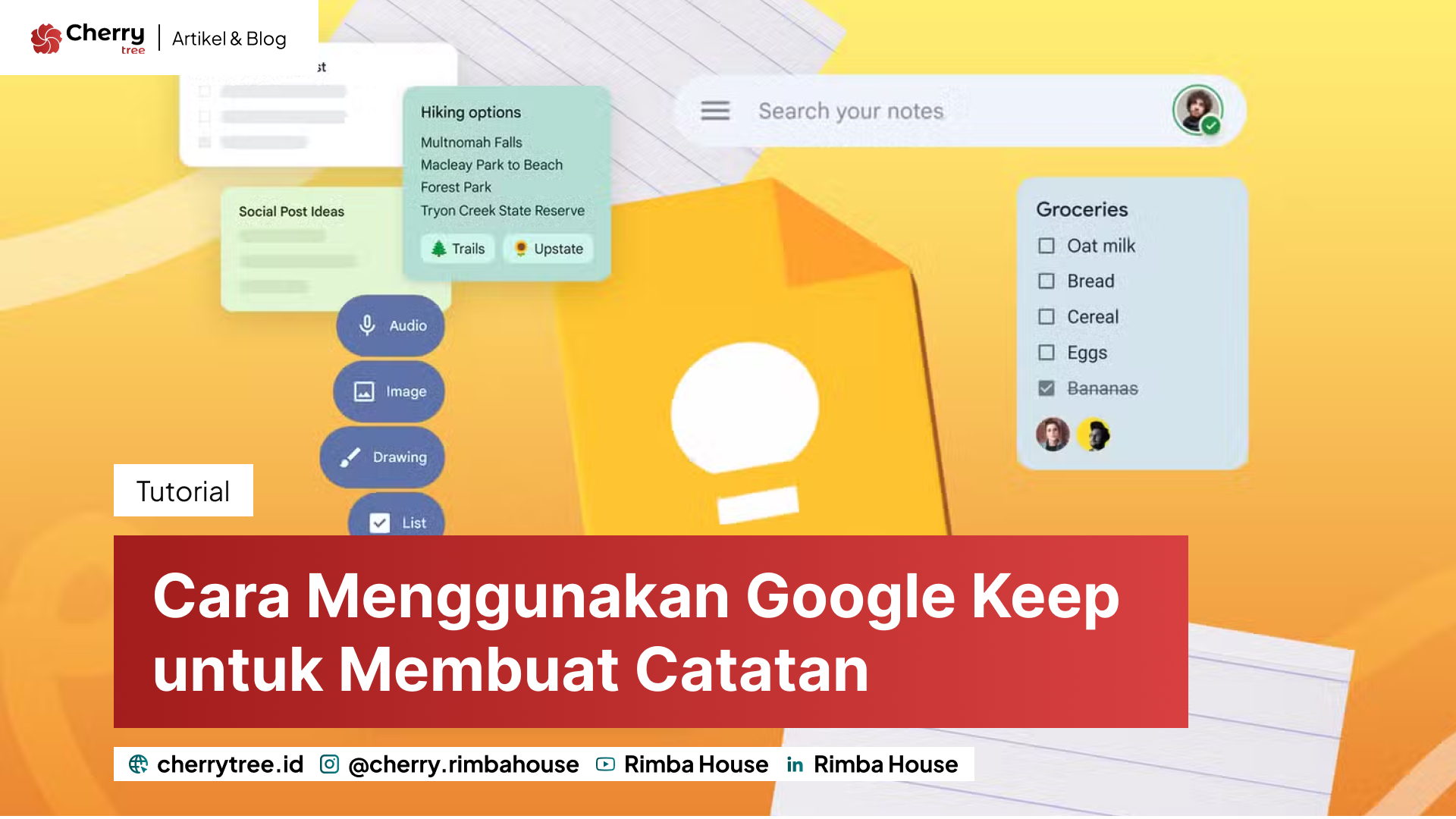 cara menggunakan google keep