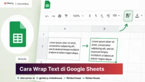 Cara Wrap Text Di Spreadsheet