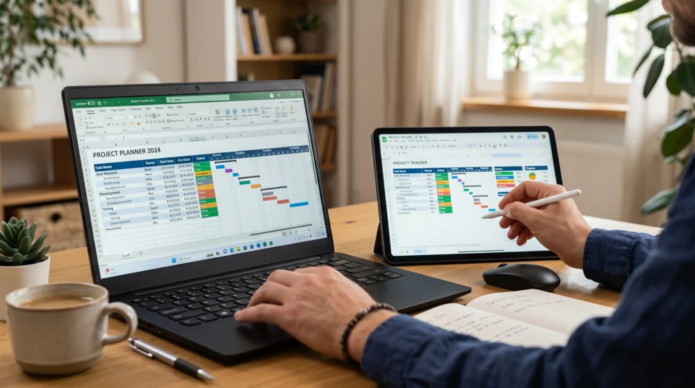 Cara Membuat Project Planner Excel