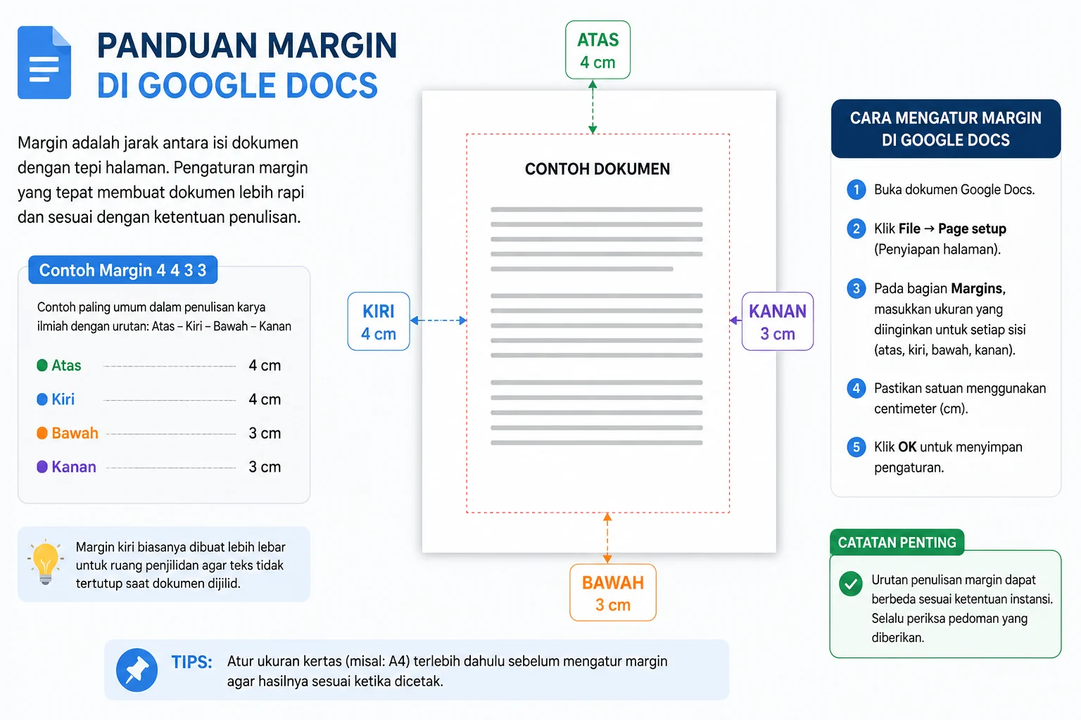 Margin Google Docs