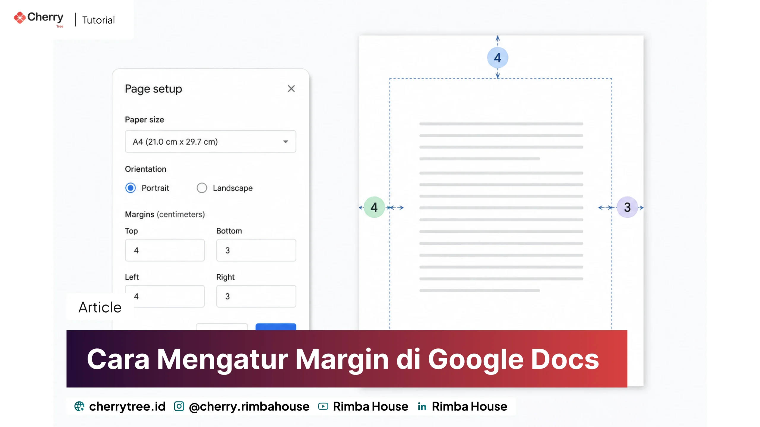 Toturial Mengatur Margin Gdocs